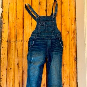 Comfortable denim overalls
